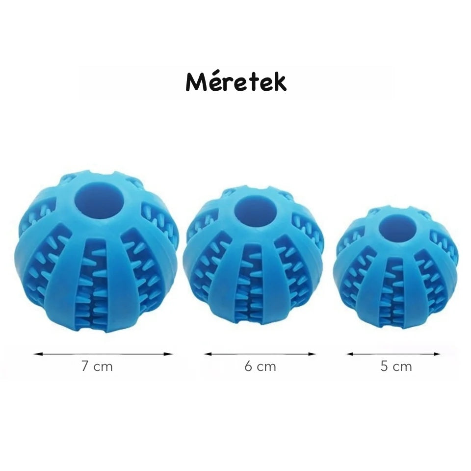 Kutyalabda méretek: 7 cm, 6 cm és 5 cm